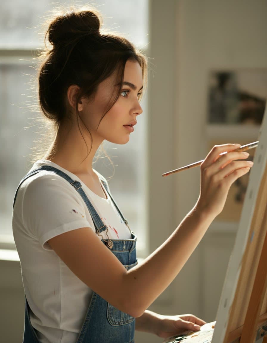 Isabella De Santis – Painting Session